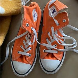Converse Kids Orange high tops